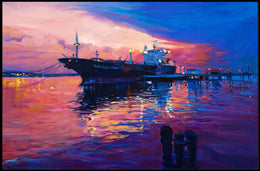 Twilight Harbor Poster
