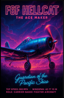 F6F Hellcat The Ace Maker Poster