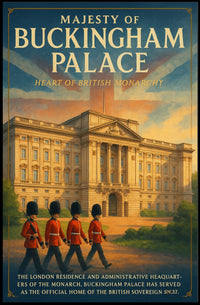Majesty of Buckingham Palace Poster PosterGoat