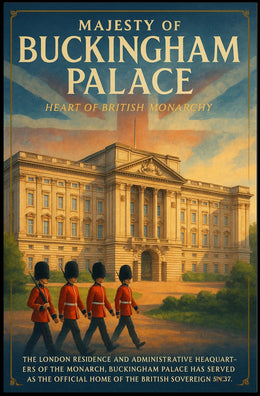 Majesty of Buckingham Palace Poster PosterGoat