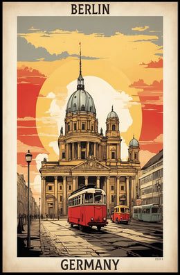 Berlin Architectural Charm Poster