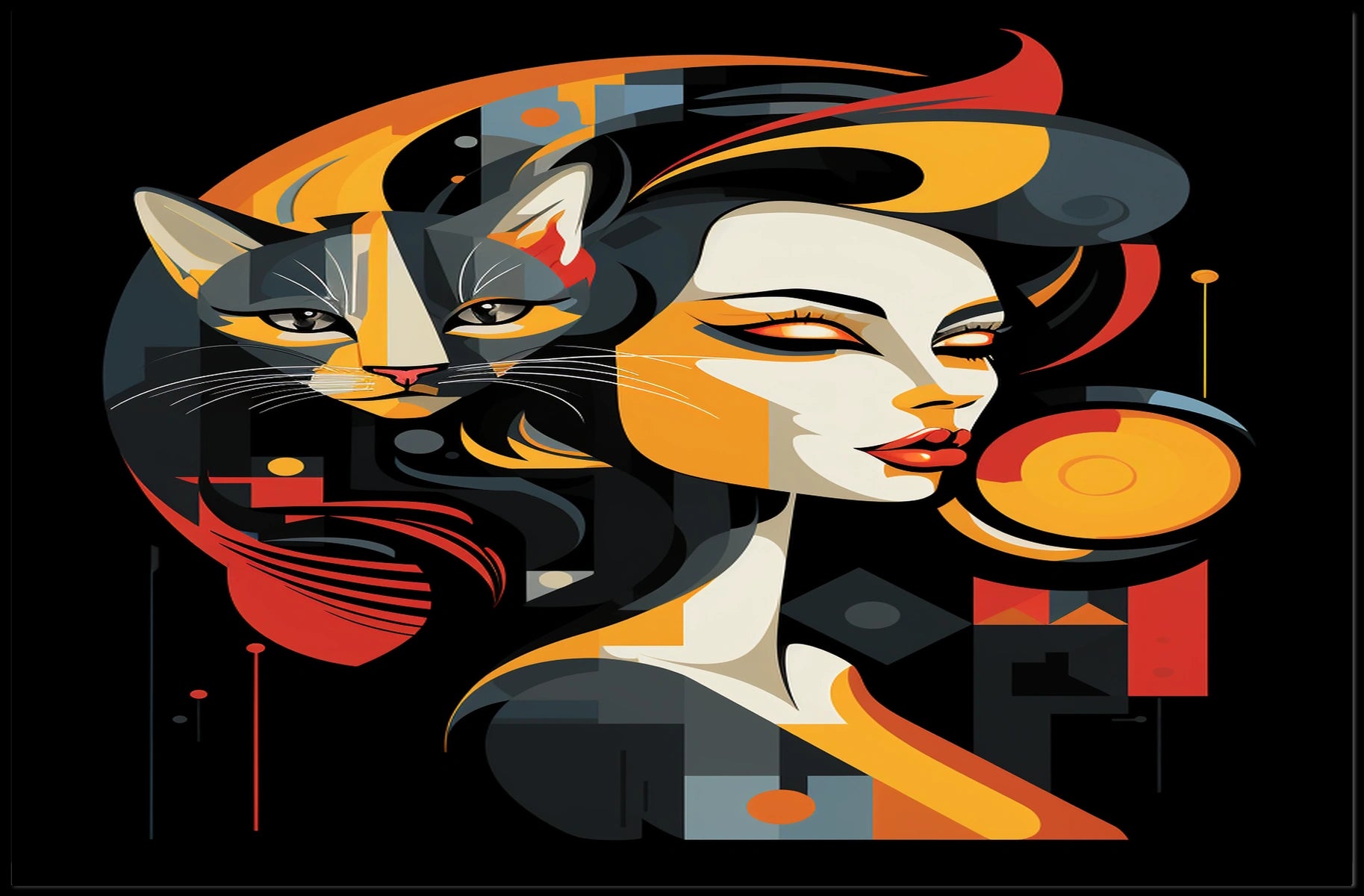 Abstract Harmony Abstract Poster