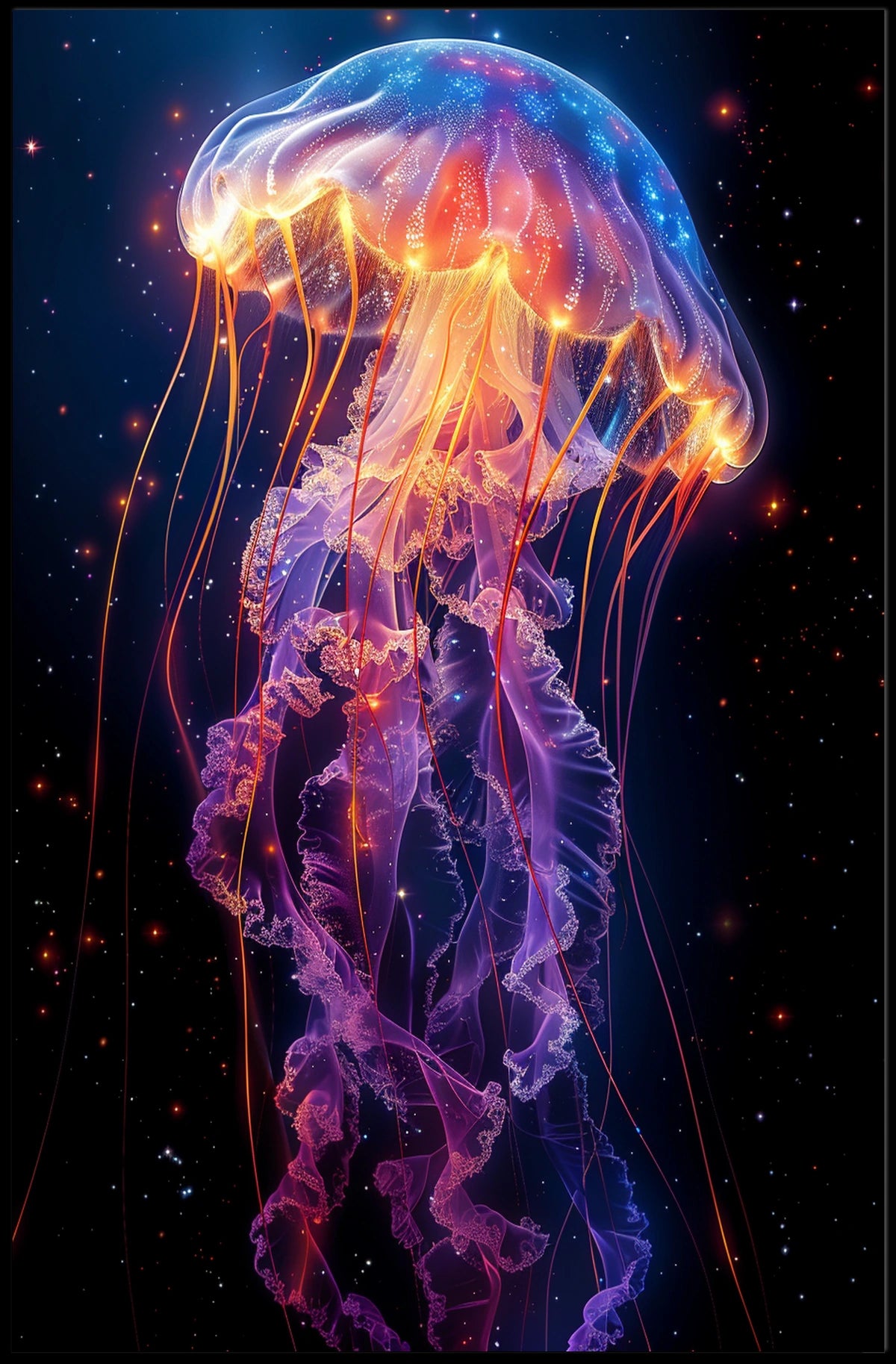 Cosmic Jellyfish Poster