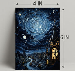 Enchanted Nightscape Poster PosterGoat
