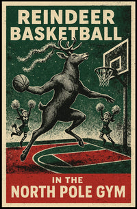 Reindeer Basketball Extravaganza Poster