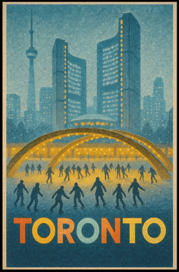 Toronto Skyline Poster