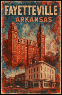 Fayetteville, Arkansas Poster