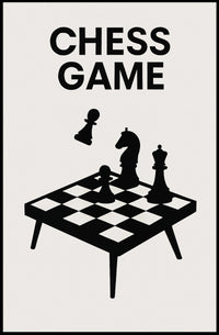 Chess Game Poster PosterGoat