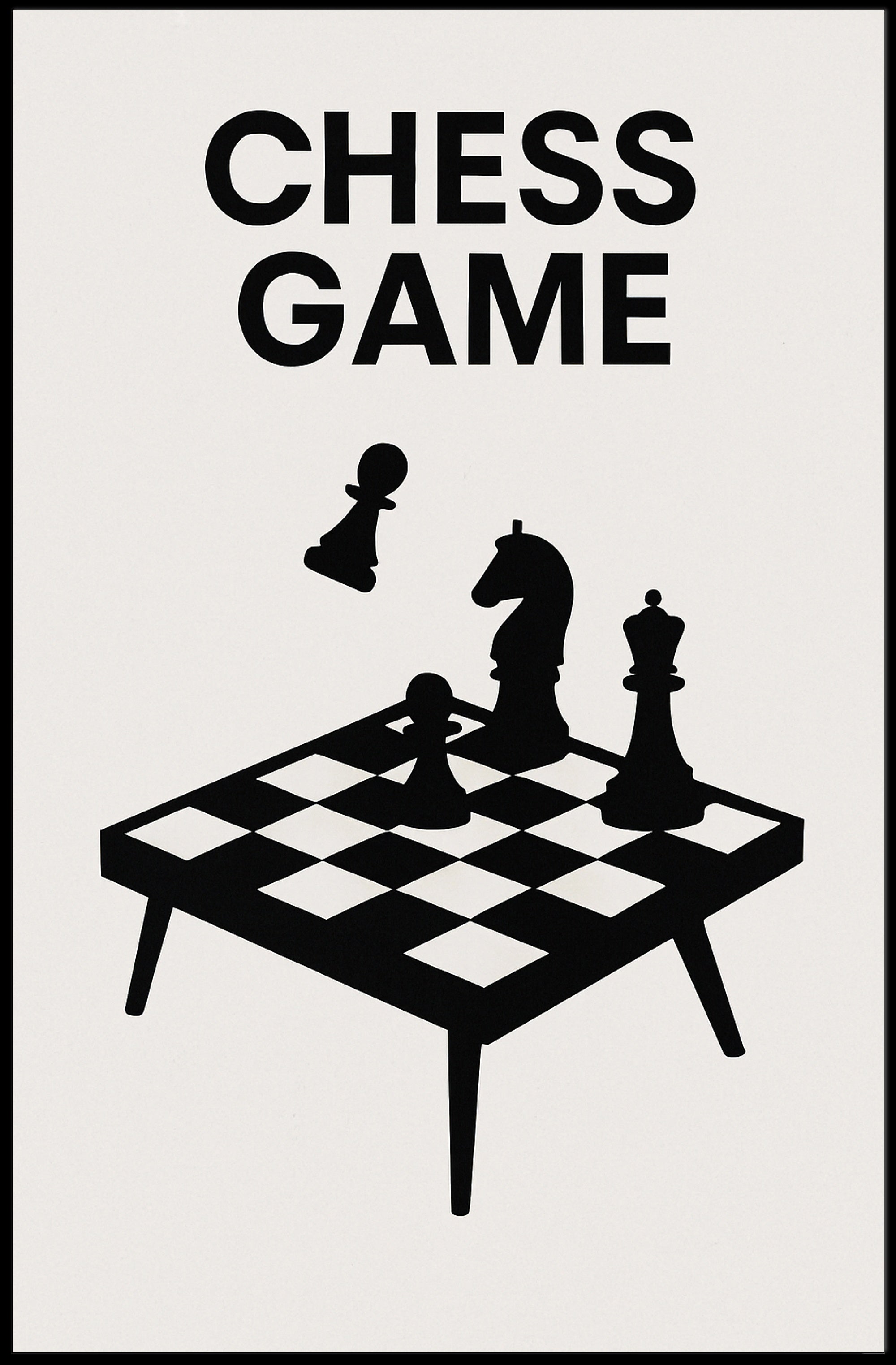 Chess Game Poster PosterGoat