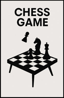 Chess Game Poster PosterGoat