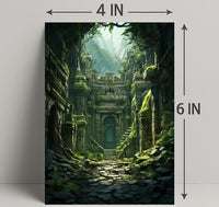 Ancient Ruins In The Jungle Poster