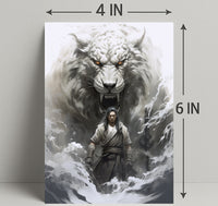 Warrior And The White Tiger Poster