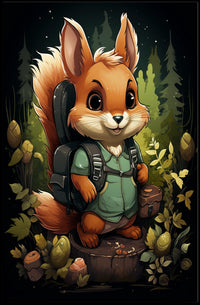 Adventure Awaits The Forest Explorer Poster
