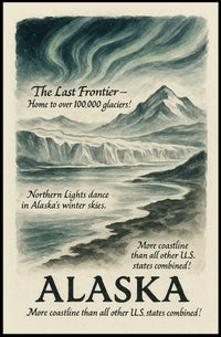 Alaska The Last Frontier Poster