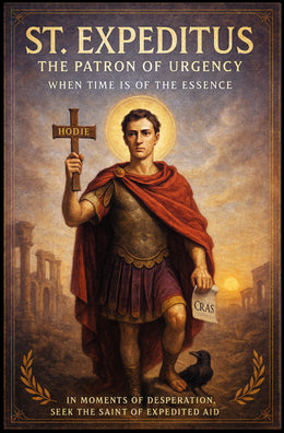 St. Expeditus The Patron of Urgency Poster PosterGoat
