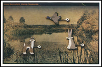 Mechanized Wildlife in Nature Poster