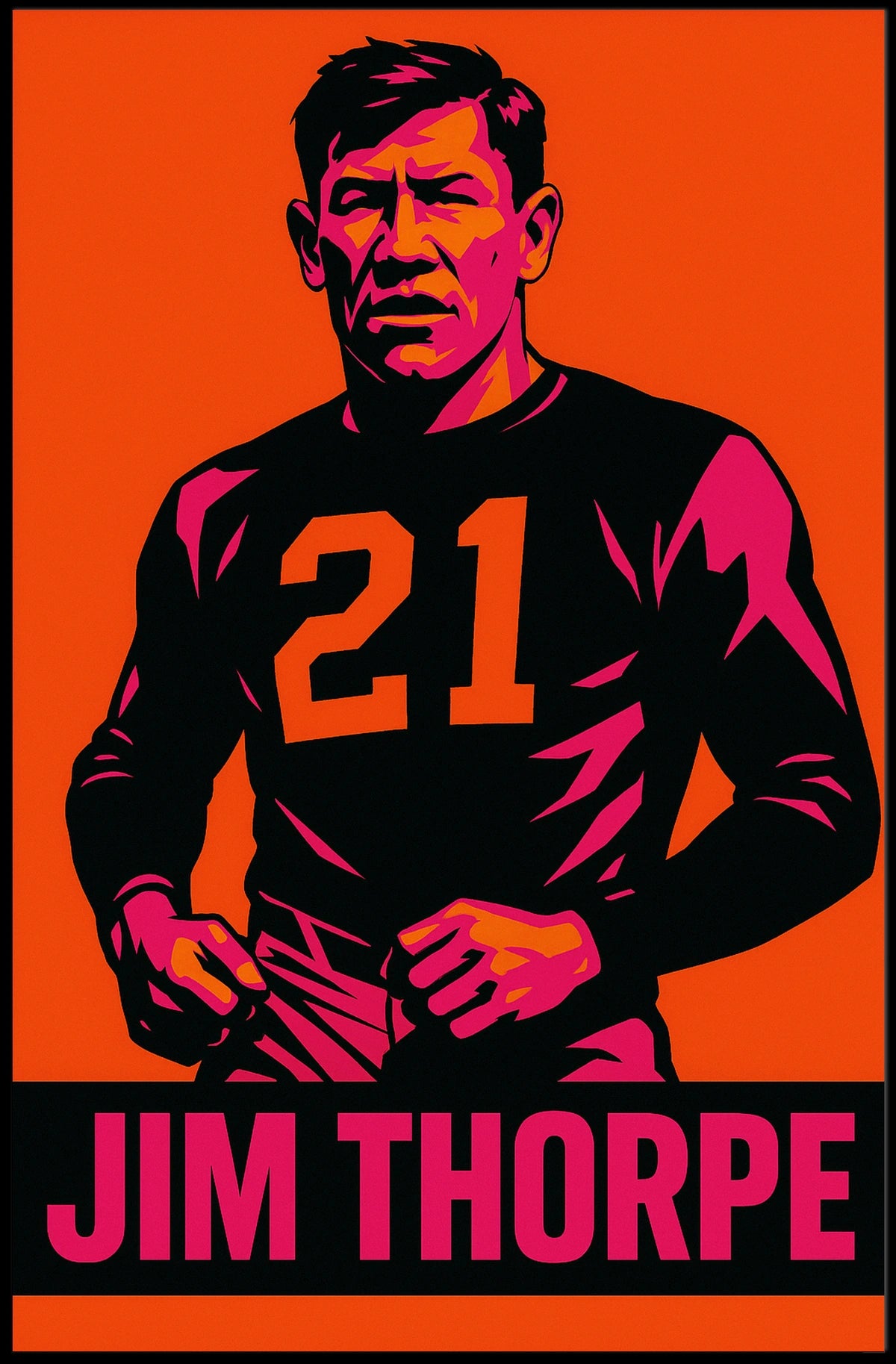 Jim Thorpe Tribute Poster