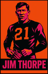 Jim Thorpe Tribute Poster