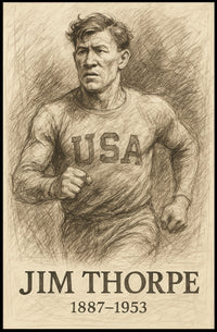Jim Thorpe Tribute Poster