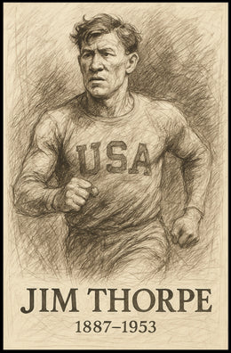 Jim Thorpe Tribute Poster