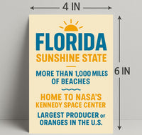 Discover Florida The Sunshine State Poster PosterGoat