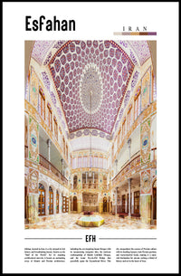 Esfahan Persian Architecture Wonders Cultural or Heritage Poster PosterGoat