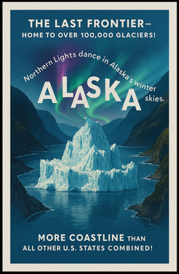 Alaska The Last Frontier Poster
