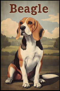 Beagle Portrait Poster