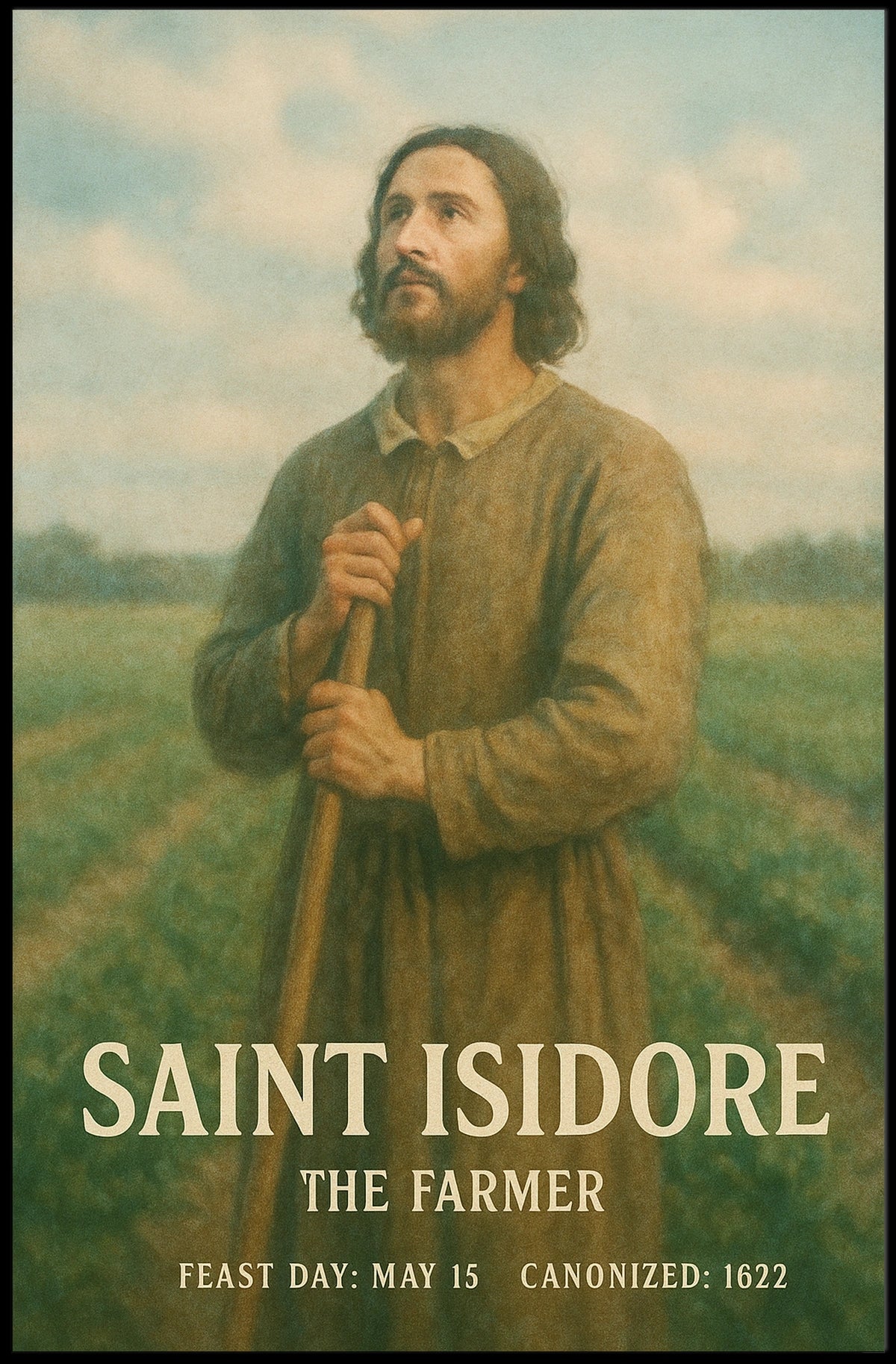 Saint Isidore The Farmer Poster