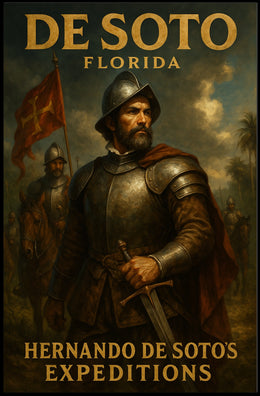Hernando De SotoS Expeditions Poster