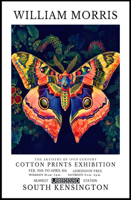 19th-Century Cotton Prints Exhibition: Artistic Poster