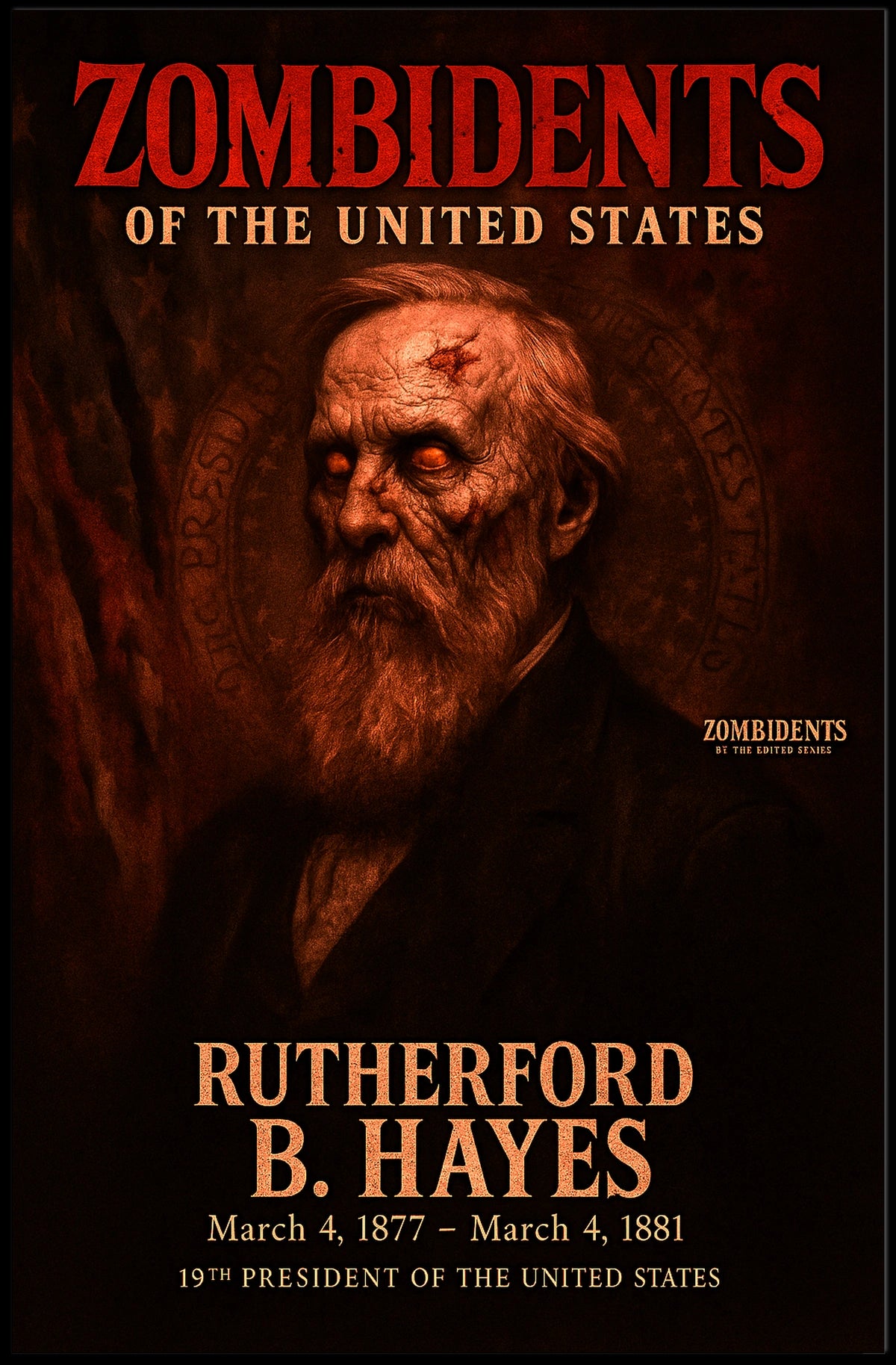 Rutherford B. Hayes 19th President of the United States Zombidents Poster Series