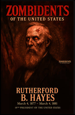Rutherford B. Hayes 19th President of the United States Zombidents Poster Series