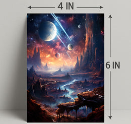 Cosmic Landscape Poster PosterGoat