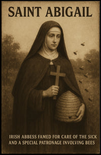 Saint Abigail Irish Abbess Poster