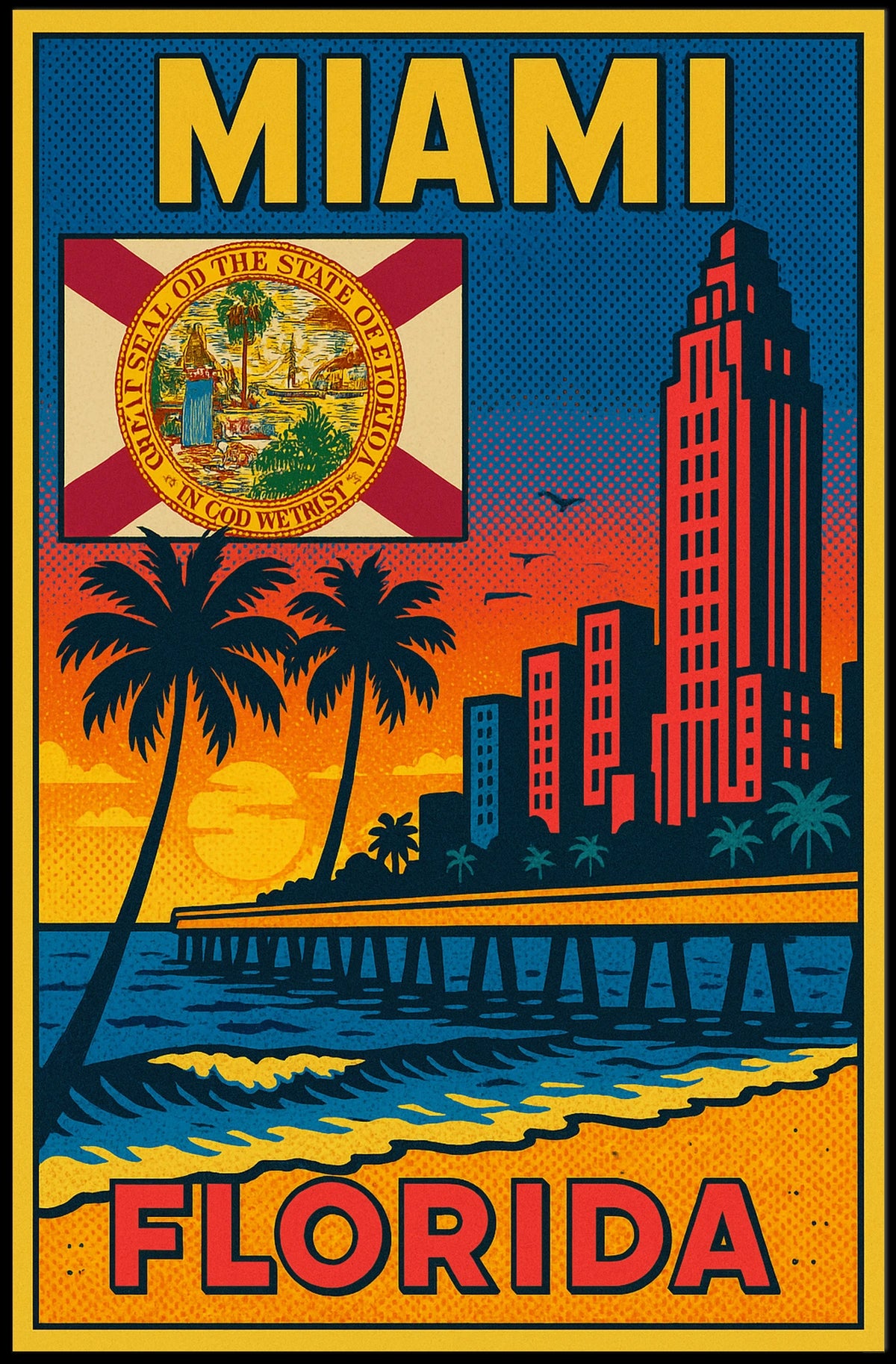 Miami, Florida Poster