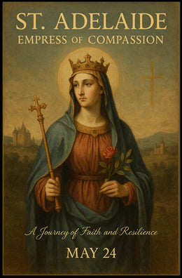 St. Adelaide Empress of Compassion Poster PosterGoat