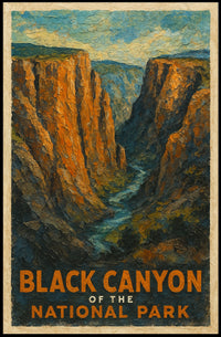 Black Canyon Of The National Park Poster