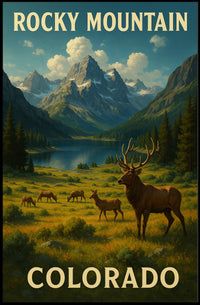 Rocky Mountain Majesty Poster