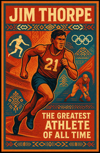 Jim Thorpe Legendary Athlete Poster