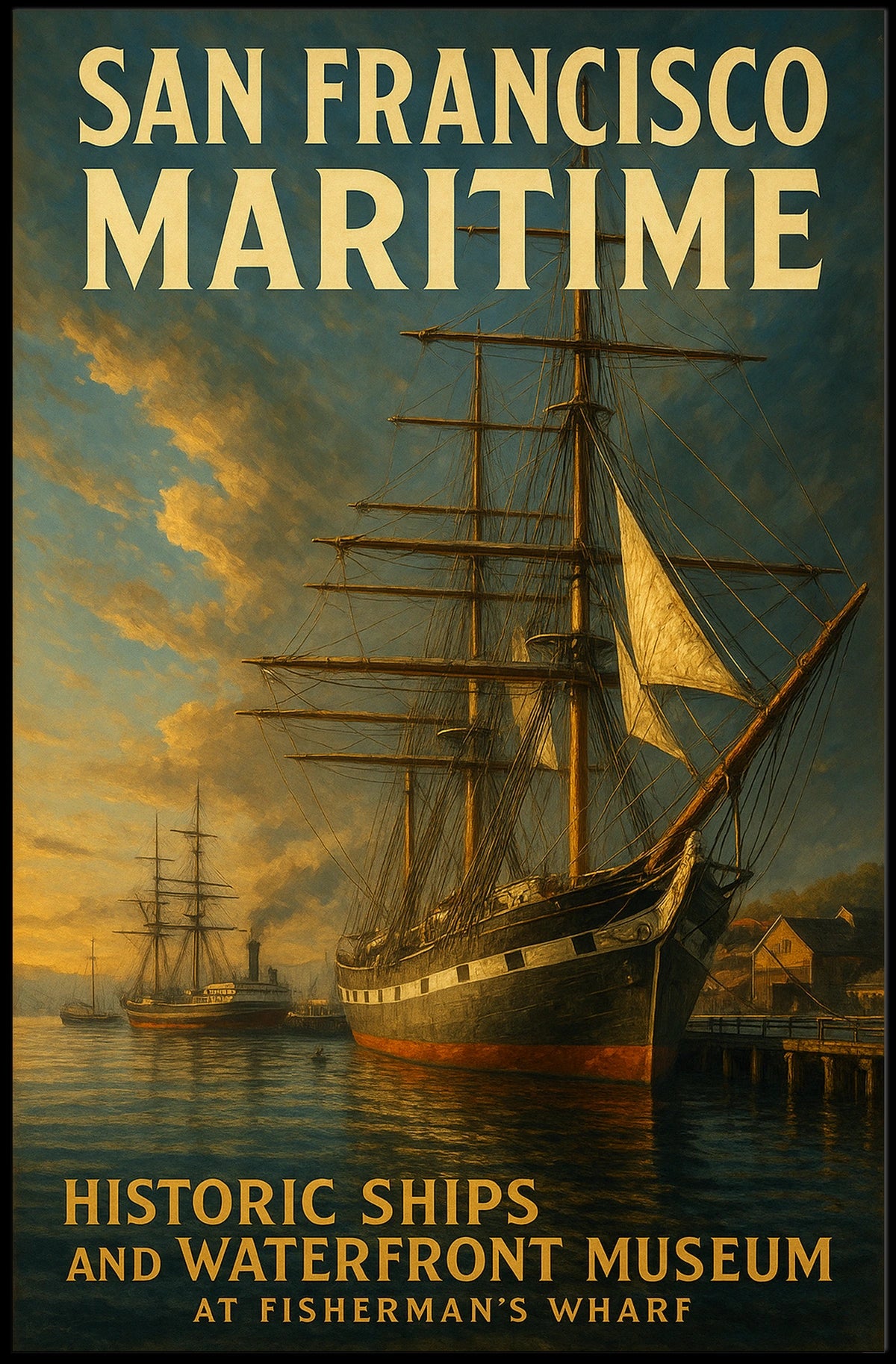 San Francisco Maritime Museum Poster