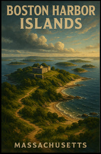 Boston Harbor Islands Poster