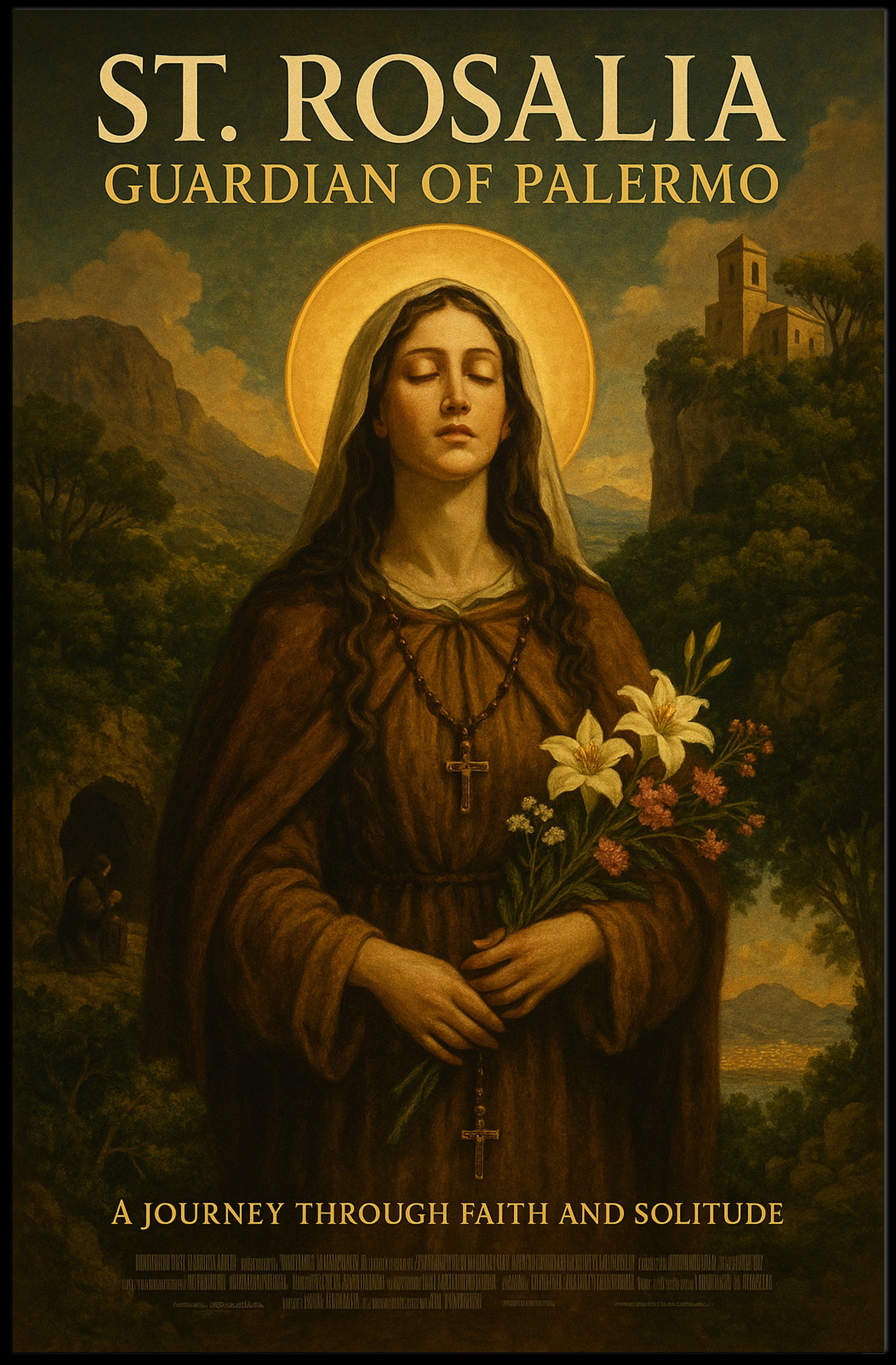 St. Rosalia Guardian Of Palermo Poster