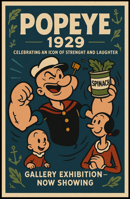 Popeye 1929 Art Poster POP-175