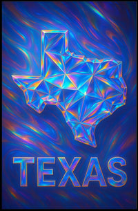 Texas In Prism Poster