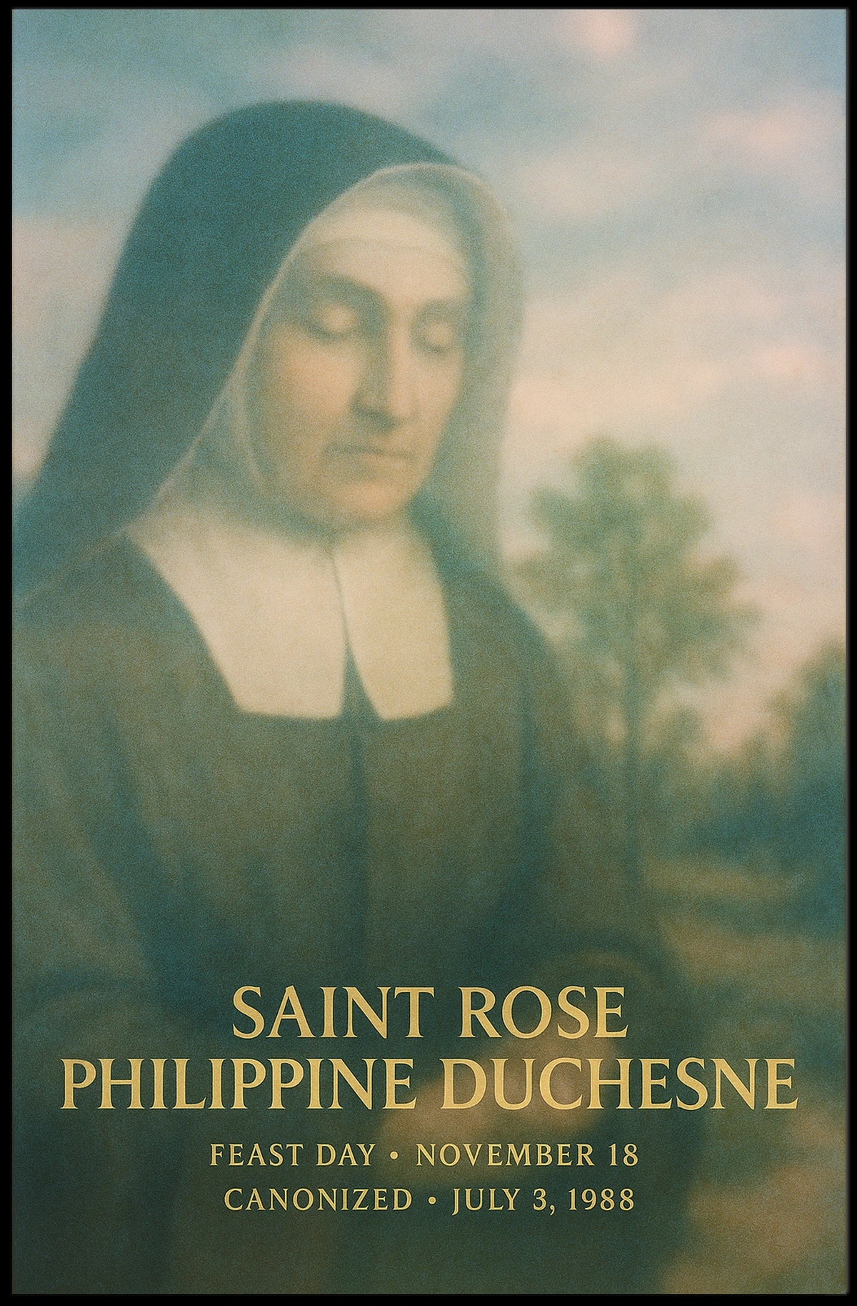 Saint Rose Philippine Duchesne Poster