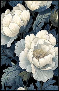 Floral Elegance Wall Art Print for Home Decor
