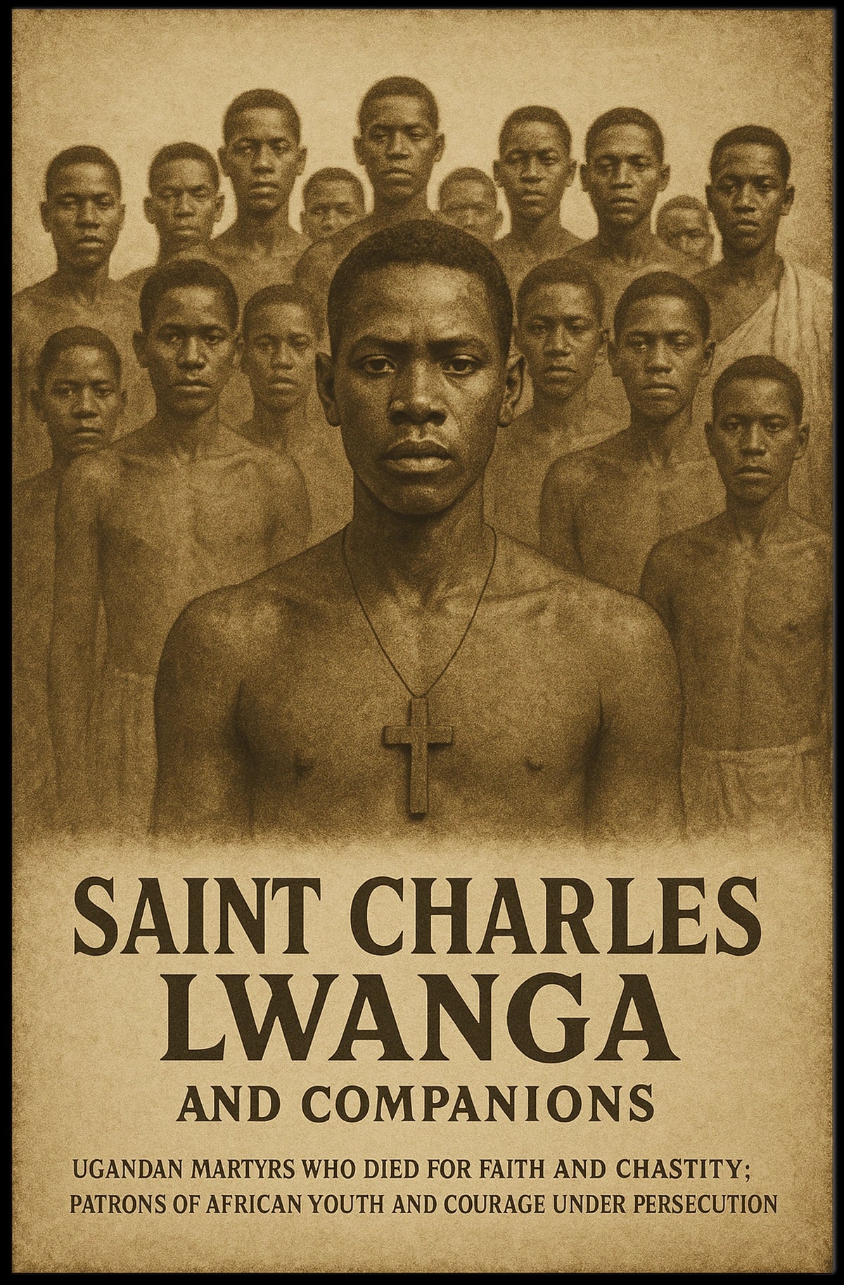Saint Charles Lwanga And Companions Poster