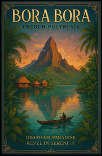 Bora Bora Discover Paradise Poster