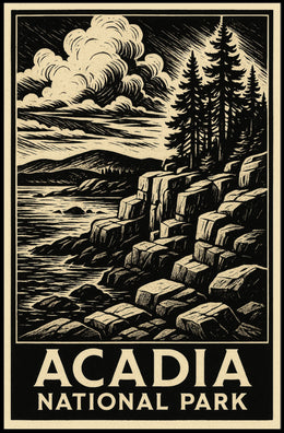 Acadia National Park Poster